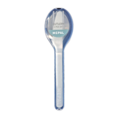 MEPAL 隨行餐具三件組-寶石藍, 餐匙 + 餐叉 + 餐刀 + 外盒, 1組