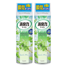 ST 雞仔牌 消臭力 馬桶瞬間消臭力 優雅花朵香 日本原裝進口, 365ml, 2瓶, 蘋果薄荷