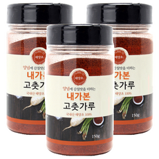 내가본 태양초 고운 고춧가루 양념용, 150g, 3개