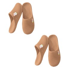 데이소이 촘촘한 거실 슬리퍼, 08 오렌지 토끼, 2개