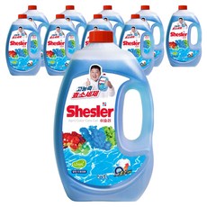 쉬슬러 액체세제 에이프릴 본품, 2.5L, 10개