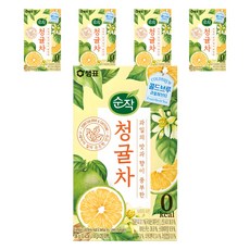 순작 청귤차, 1.8g, 20개입, 5개