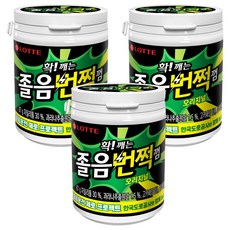 롯데웰푸드 졸음번쩍 껌 오리지널, 87g, 3개