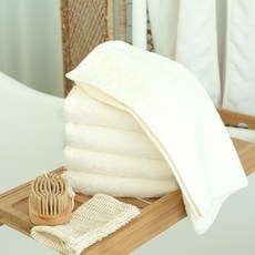Keyria 飯店毛巾 200g 40支 精梳棉, 10個, 白色
