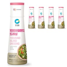청정원 1000 아일랜드 드레싱, 310g, 5개