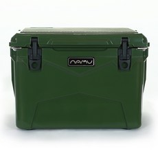 namu 캠핑 낚시 하드쿨러 35QT, 그린, 33L