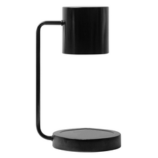 hoi LAB 烤漆純色香氛蠟燭暖燈, 迷霧黑色