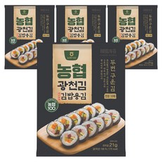 Nonghyupsikpum 海苔飯捲用廣川海苔, 21g, 4包