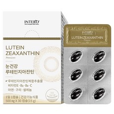 INTERO 葉黃素玉米黃素膠囊 15g, 30顆, 1盒