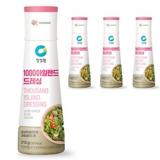 대상 청정원 1000 아일랜드 드레싱, 310g, 4개