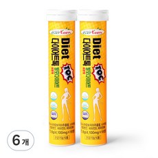 everteen 藤黃果&綜合維他命發泡錠 檸檬口味, 18顆, 6個