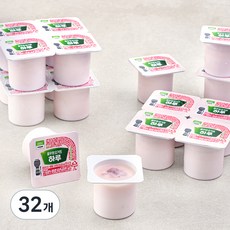 풀무원다논 하루 요거트 컵 딸기, 80g, 16개입, 2개