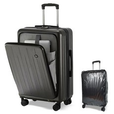 벨리안 앞포켓 컵홀더 스마트캐리어+캐리어커버 20인치 24인치 26인치