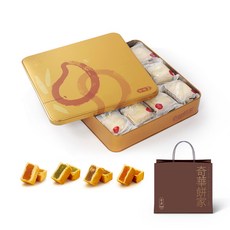 kee wah bakery 奇華餅家 鳳梨酥禮盒 4款 3入, 鳳梨酥金色禮盒, 1組