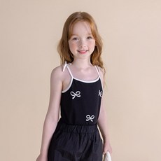 ILoveJ 女童Pera蝴蝶結細肩帶T恤