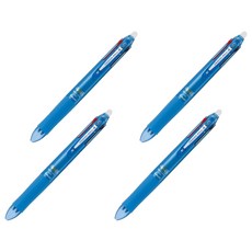 PILOT 百樂 FRIXION 4色多功能原子筆 0.5mm, 淺藍色, 4個