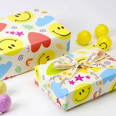 indi.k 微笑愛心包裝紙, 20個, 混合顏色