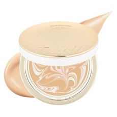 THE FACE SHOP 菲詩小舖 FMGT黃金膠原蛋白安瓶水光粉底霜 15g, 201 Apricot Beige, 1個