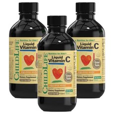 CHILDLIFE 維他命C滴劑, 3瓶, 118ml