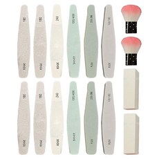 8種指甲打磨套組 MB_01_01, 混色, 2組