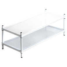 AMOS 120CM鐵力士收納茶几桌 DAW012WH 120 x 45 x 46cm 白色