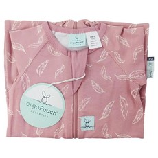 ergoPouch 長袖連身衣 - 0.2竹纖維, 塔塔紅, 6-12個月 (76CM)