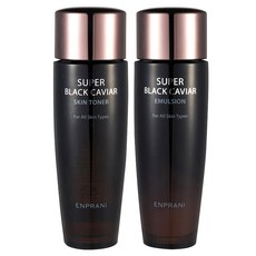 ENPRANI 黑魚子醬化妝水 150ml+乳液 150ml, 1組