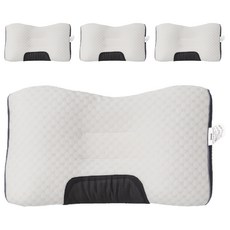 Maison Bell頸部舒適好眠頸椎睡眠枕頭, 混和色, 4個