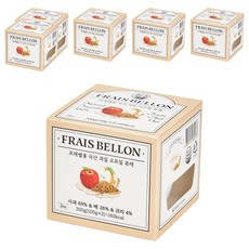 FRAIS BELLON 孩童蔬果泥 2入, 蘋果水梨燕麥口味, 200g, 6盒
