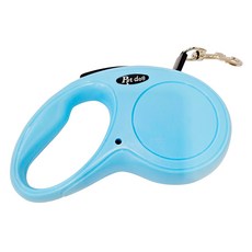 寵物夢工廠 馬卡龍伸縮牽繩, 天空藍, 1個