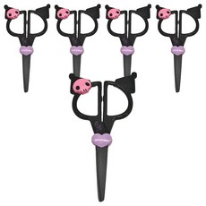 KUROMI 酷洛米 三麗鷗 角色夢幻生活用品正品 剪刀, 5支
