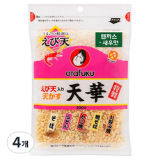 OTafUKU 蝦味天婦羅花烏龍麵脆片, 100g, 4個