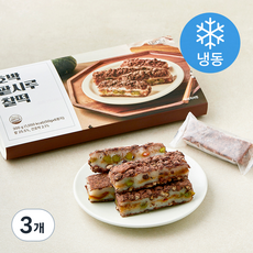 떡편 호박팥시루 찰떡 (냉동), 50g, 3개, 6개입