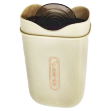 OMORY 旅用攜帶式肥皂盒 咖啡色 2入1包, 1組