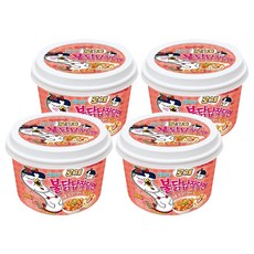 Samyang Foods 三養 火辣雞玫瑰醬寬扁冬粉 碗裝 169.4g, 4入