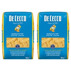 DE CECCO 得科 義大利麵條 Radiatori, 2個, 500g