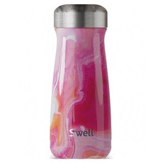 S'well Traveler不鏽鋼真空保溫瓶, Rose Agate, 1個, 470ml