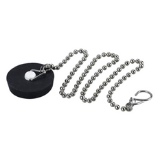 手易坊 磁性浴缸水塞組，直徑41.5-43.5mm，附珠鍊, 5045-4, 1個