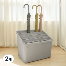 비스토어 24구 다모아 우산꽂이, 2개, 그레이