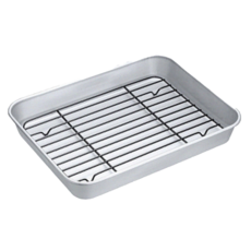 TAKEHARA 竹原製缶 附網 油炸天婦羅盤, 212 x 275 x 40mm, FVM, 1個