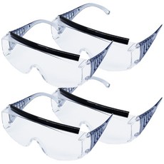 OTOS 產業安全透明護目鏡 B-622AF, 4個, 單一顏色