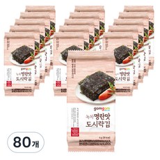 곰곰 녹차 명란맛 도시락김, 6g, 80개