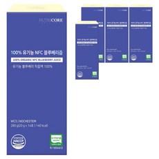 뉴트리코어 100% 유기농 NFC 블루베리즙, 70개, 20g