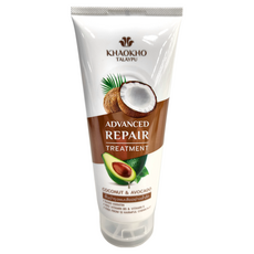 KHAOKHO TALAYPU 雙草本滋養護髮素 椰子&酪梨 Advanced Repair Treatment, 200ml, 1條
