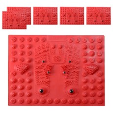 腳底按摩墊, 6個, 紅色