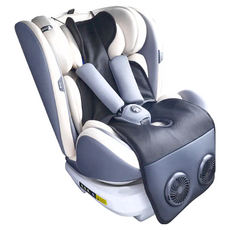 AFAMIC 艾法 旋風酷涼冰絲汽車通用通風坐墊 手推車涼墊 安全座椅涼墊 餐椅 嬰兒車涼墊 靠墊 涼席, 黑色, 1組