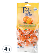 페를레디솔레 오렌지 사탕, 110g, 4개