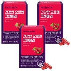 Nutrione 蔓越莓膠囊, 60顆, 3盒