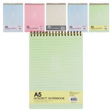 OXFORD Subject 易撕線圈 A5 上翻式 80張, 隨機出貨, 6個