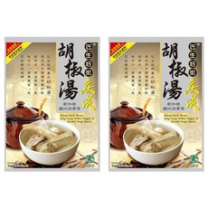 慶成 素胡椒湯2包入 35g - 新加坡潮州肉骨茶風味 素食湯品首選 暖心暖胃, 2袋